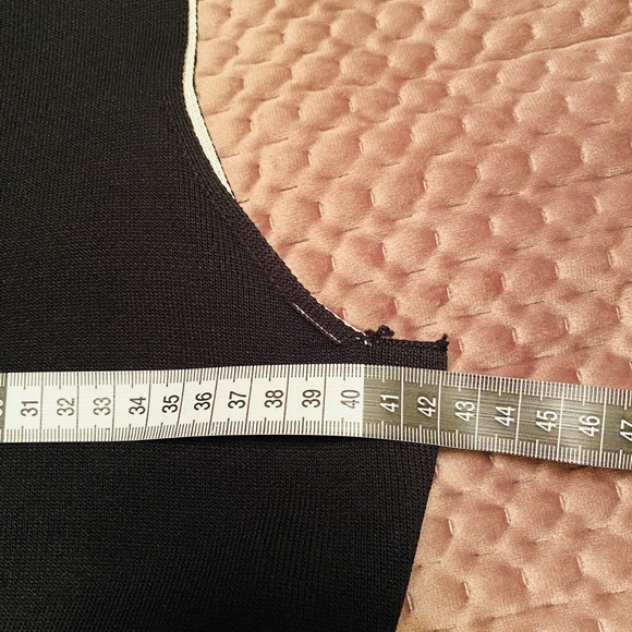 Witchery Size L Viscose Black/ White Top - Picture 5 of 8